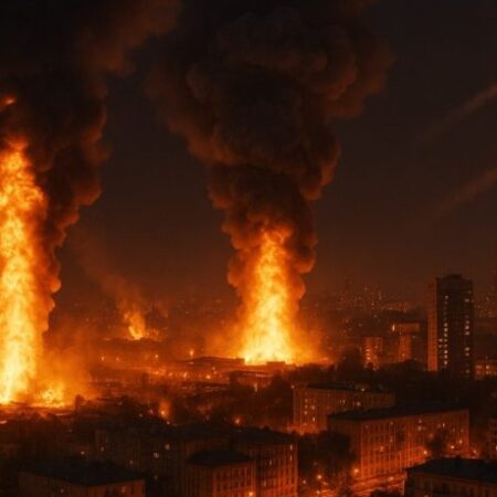 Массированный удар по Украине: Киев и крупные города под огнем